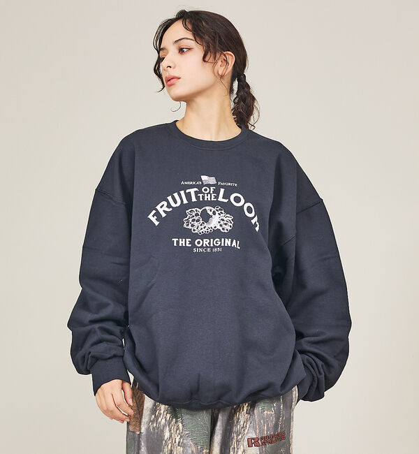 ABAHOUSE「【FRUIT OF THE LOOM】PRINT SWEAT5/プリントロゴ/ユ」|スウェット・ジャージ|