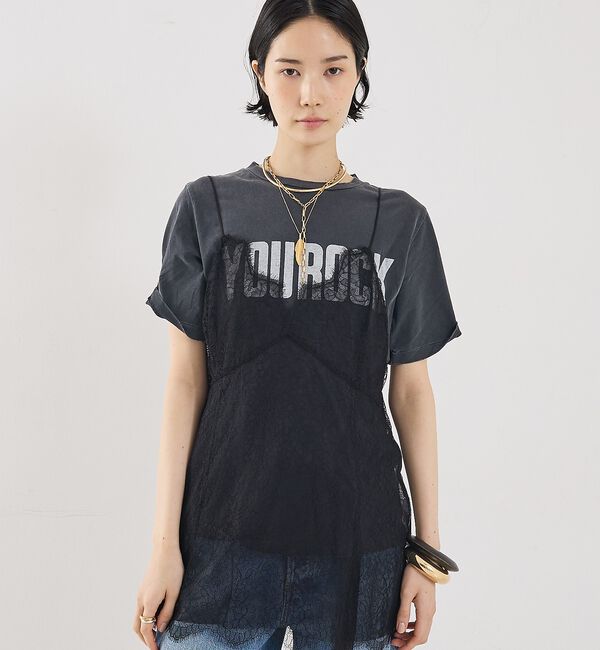 The Store by C' 「【REMI RELIEF】【別注】YOU ROCKツアーTee柄半袖カットソー」|Tシャツ・カットソー|