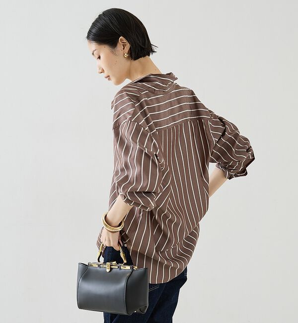 The Store by C' 「【COCUCA】ドロップストライプシャツ」|シャツ・ブラウス|