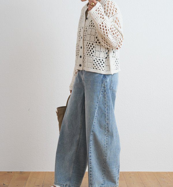  「バレルシルエットデニムパンツ」|デニム|