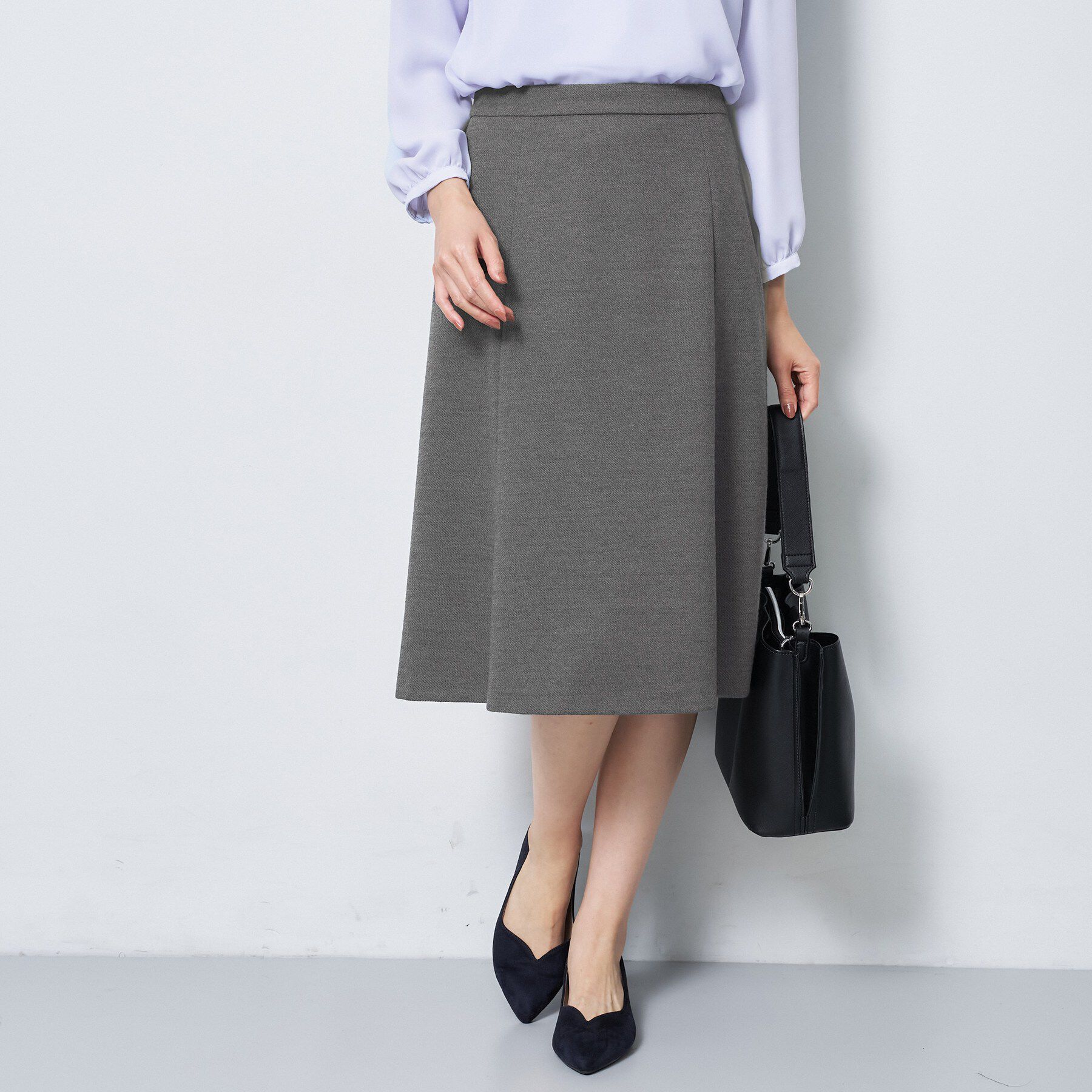 Reflect「【SS-4Lサイズ／セットアップ可】匠ソフトフレアスカート」|スカート|
