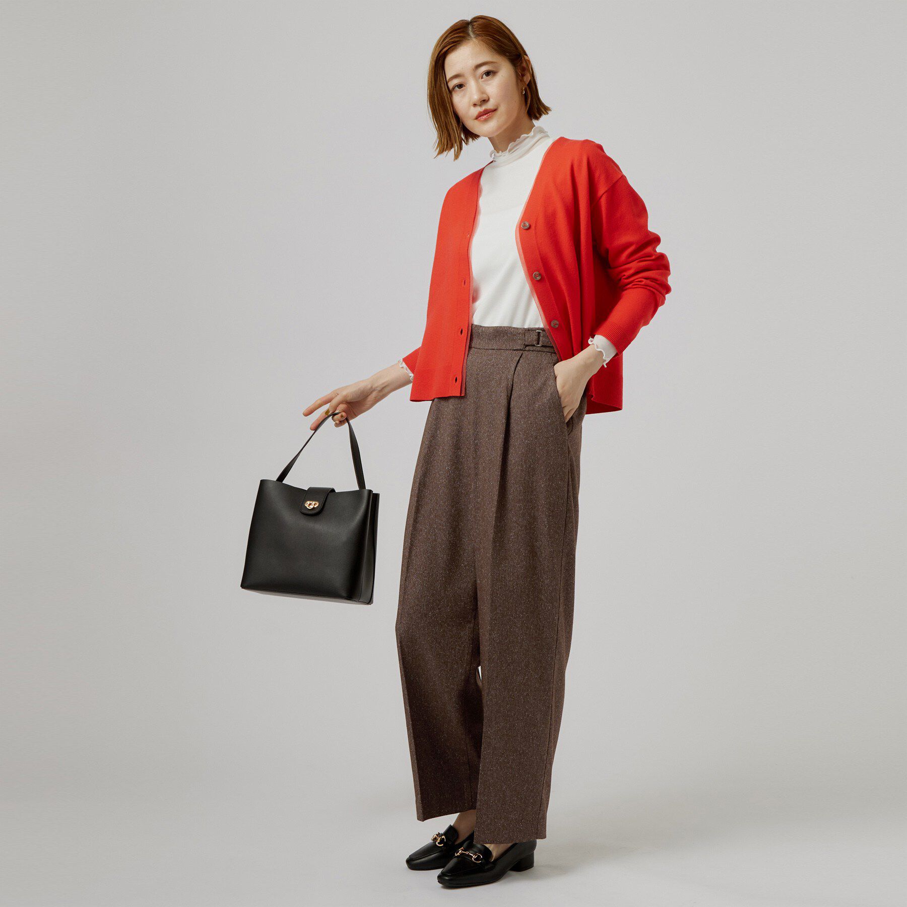 grove「ネップツイードワイドパンツ」|その他|