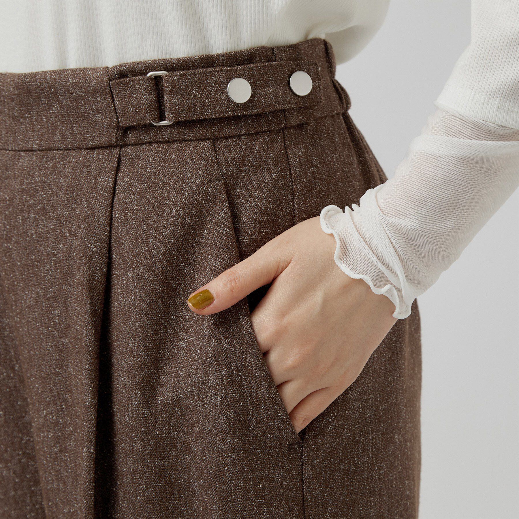 grove「ネップツイードワイドパンツ」|その他|