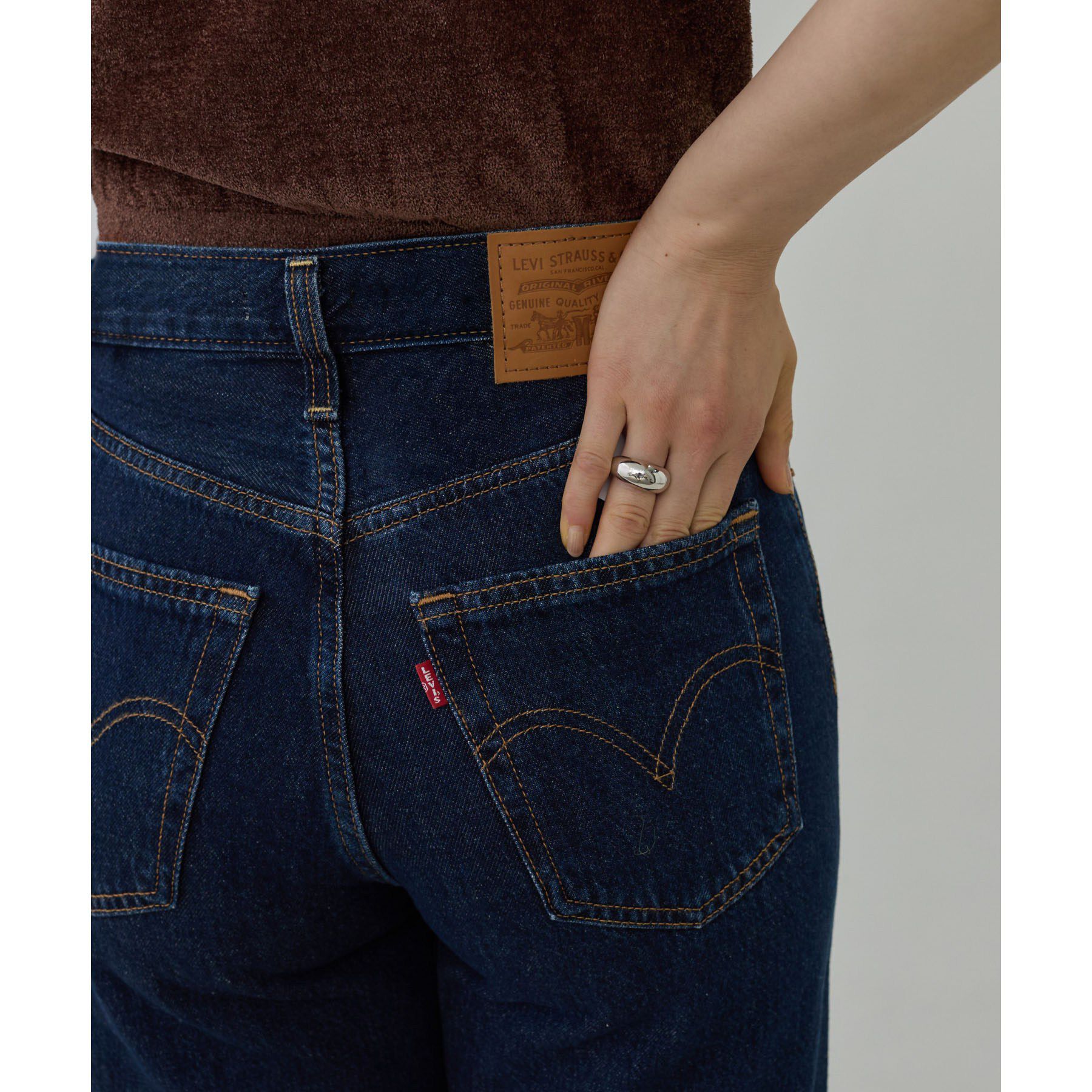 GALLEST「【LEVI&rsquo;S】RIBCAGE WIDE LEG」|デニム|