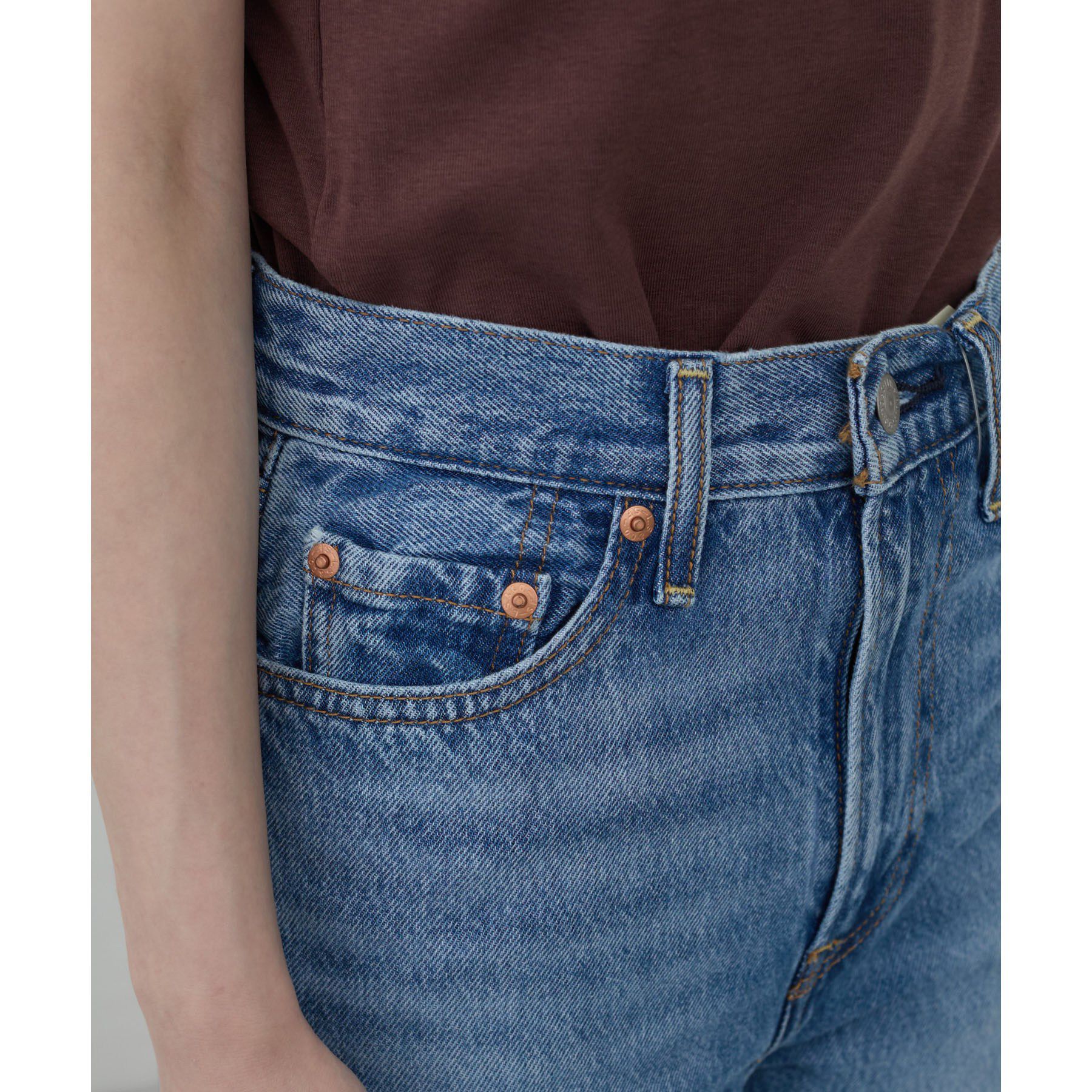 GALLEST「【LEVI&rsquo;S】RIBCAGE WIDE LEG」|デニム|