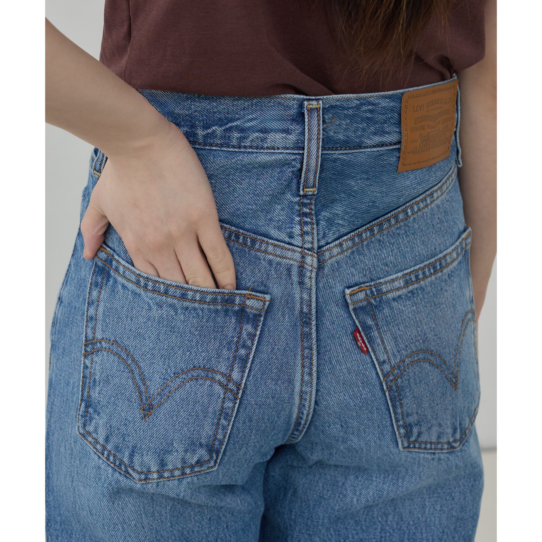 GALLEST「【LEVI&rsquo;S】RIBCAGE WIDE LEG」|デニム|
