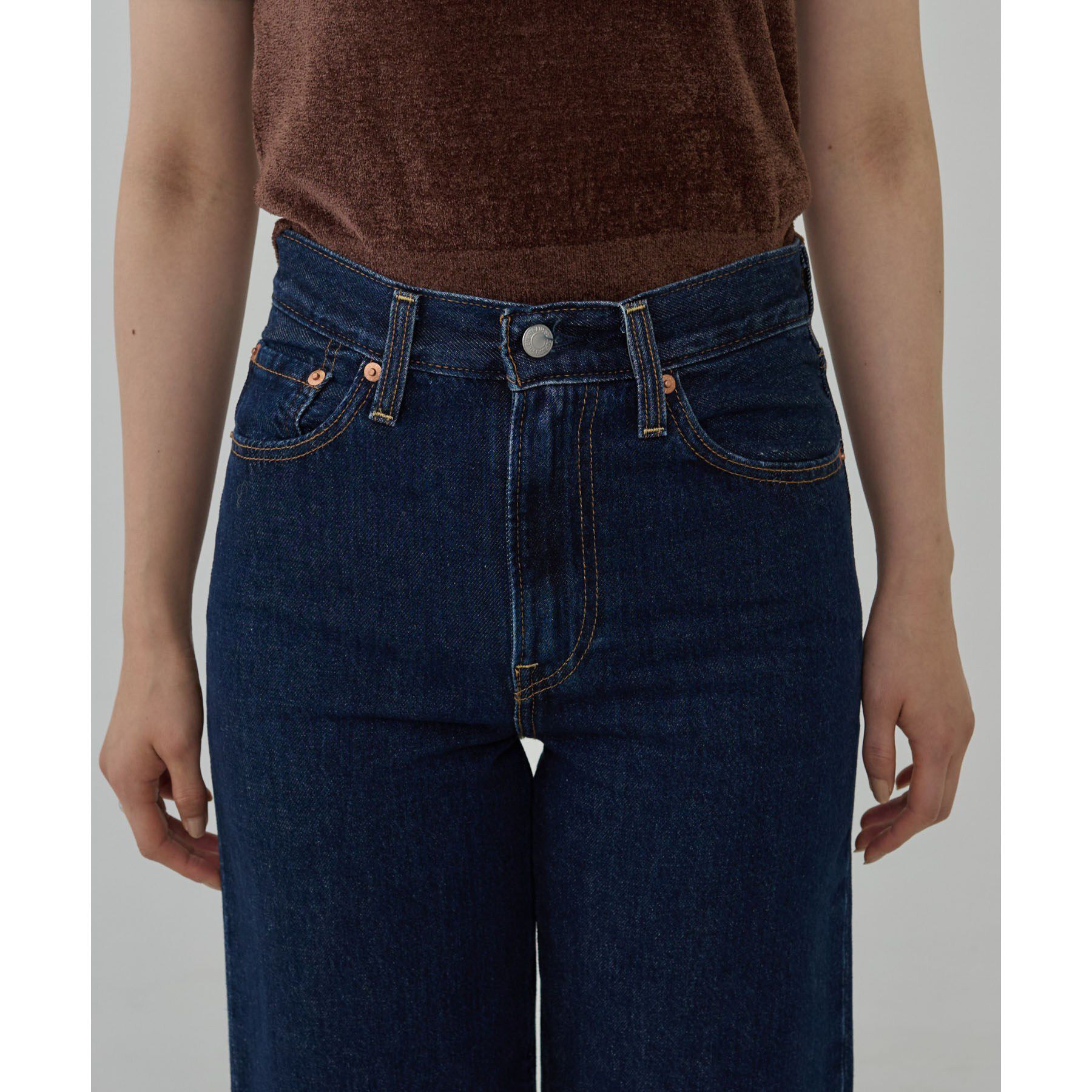GALLEST「【LEVI&rsquo;S】RIBCAGE WIDE LEG」|デニム|
