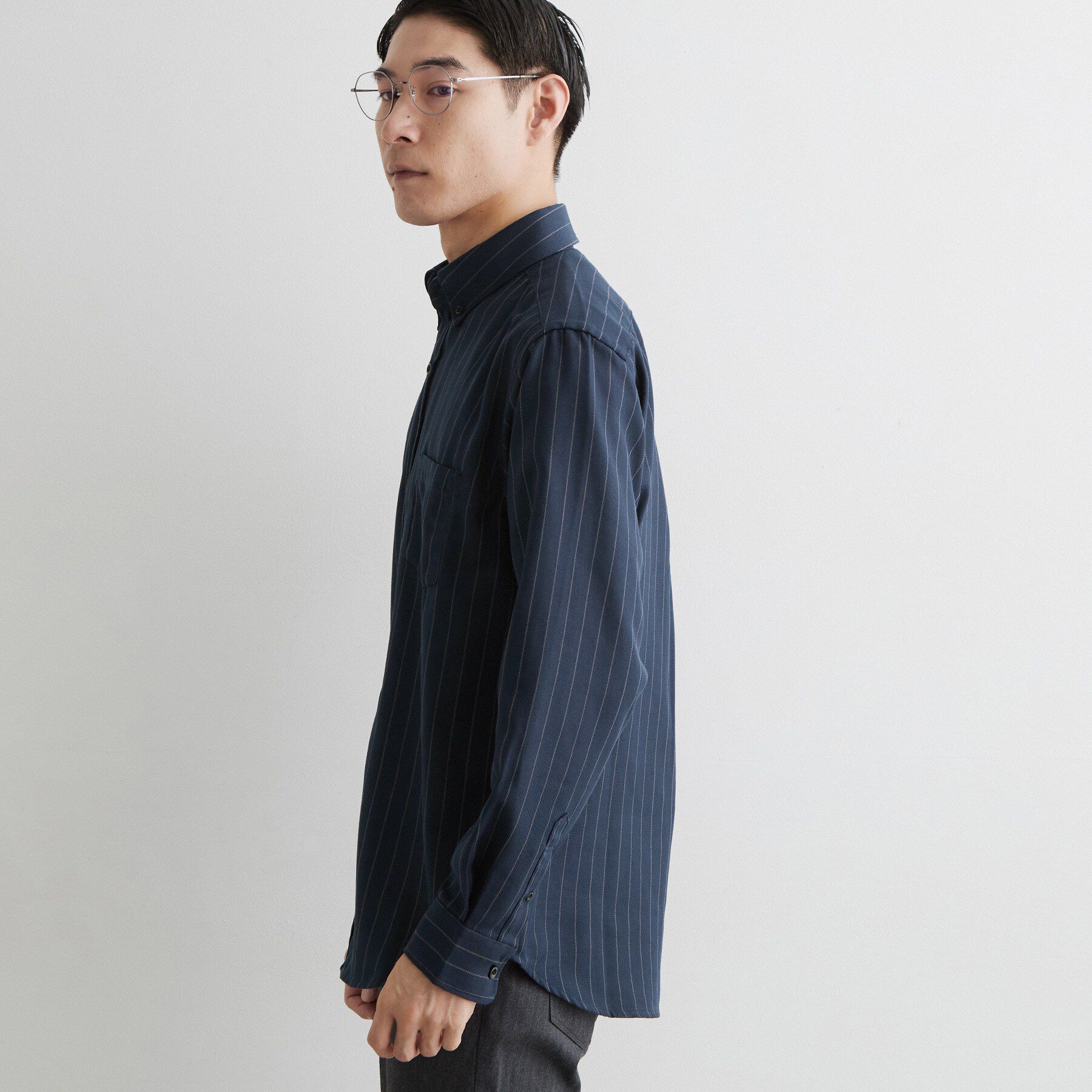 THE SHOP TK「【防シワ／洗濯機OK】アソート 長袖ネルシャツ」|シャツ・ブラウス|