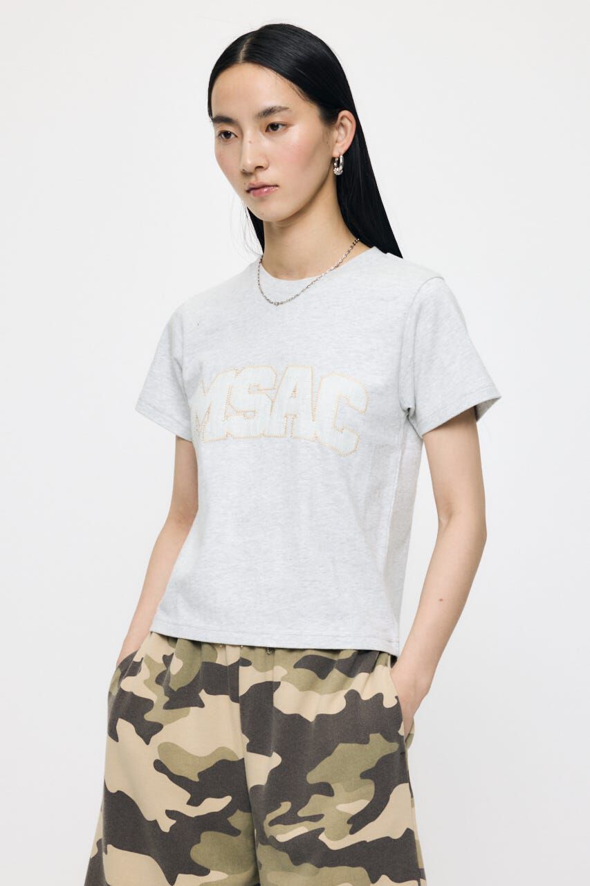 MOUSSY「LACE LOGO TEE」|Tシャツ・カットソー|