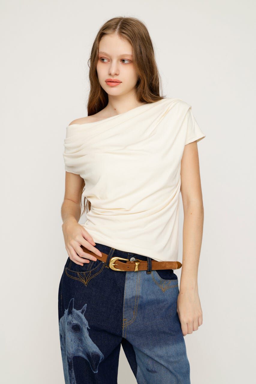 SLY「ROUND BUCKLE COW LEATHER ベルト」|ベルト|