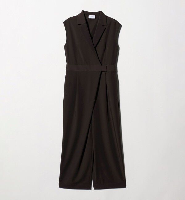 UNITED ARROWS「ツイル オールインワン ‐ストレッチ 防シワ 接触冷感‐」|オールインワン|