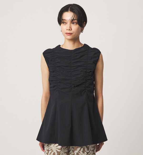 UNITED ARROWS green label relaxing「シャーリング ブラウス」|シャツ・ブラウス|