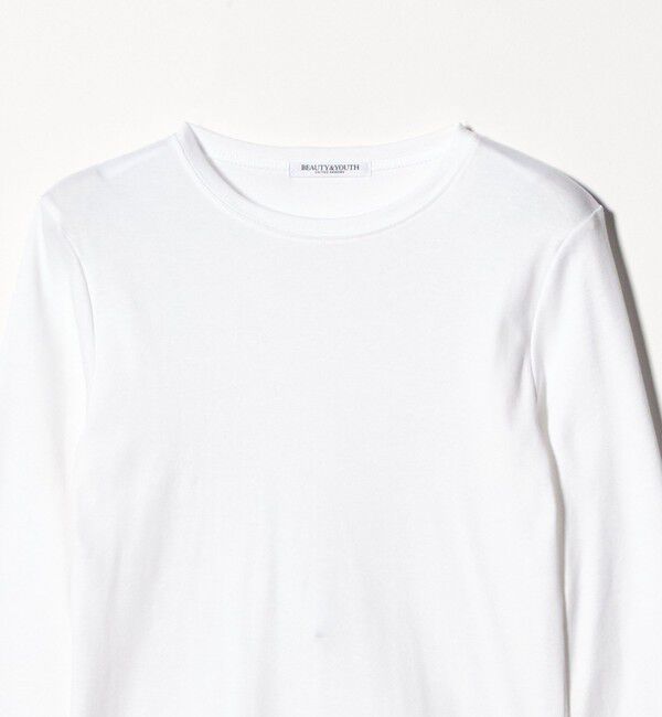 BEAUTY&YOUTH UNITED ARROWS「オーガニックコットンフライス ロングスリーブTシャツ」|Tシャツ・カットソー|