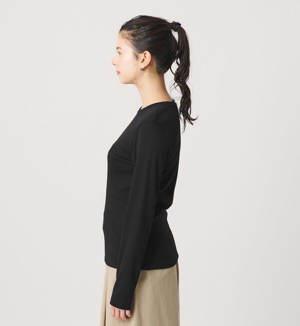 BEAUTY&YOUTH UNITED ARROWS「オーガニックコットンフライス ロングスリーブTシャツ」|Tシャツ・カットソー|