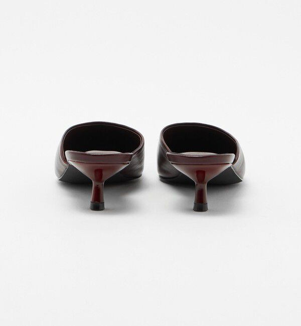 BEAUTY&YOUTH UNITED ARROWS「レザー ポインテッドトゥ ミュール」|サンダル|