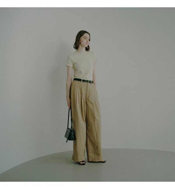 Demi-Luxe BEAMS 「ブークレ クルーネック Tシャツ」|ニット・セーター|