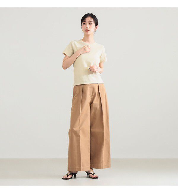 Demi-Luxe BEAMS 「ブークレ クルーネック Tシャツ」|ニット・セーター|
