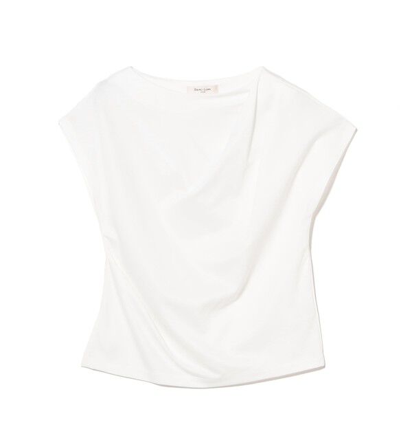Demi-Luxe BEAMS 「アシンメトリー ドレープ プルオーバー」|Tシャツ・カットソー|