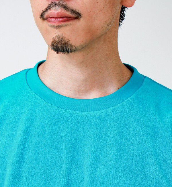 GLOSTER「【夏素材で快適】フレブルパイルTEE ワンポイント刺繍」|Tシャツ・カットソー|
