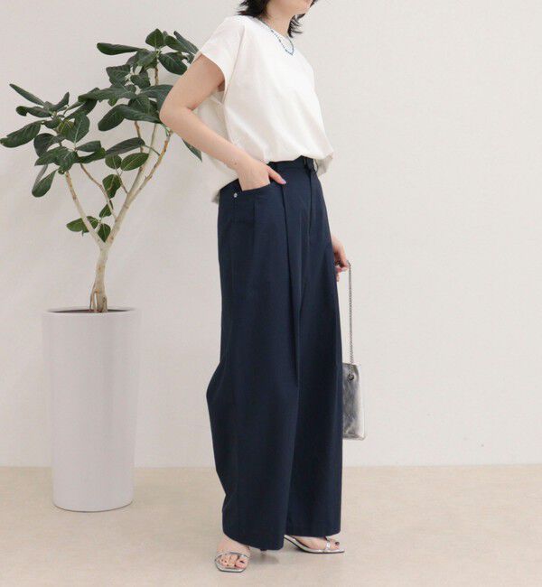 fredy emue「シルケットタックデザインTシャツ」|Tシャツ・カットソー|