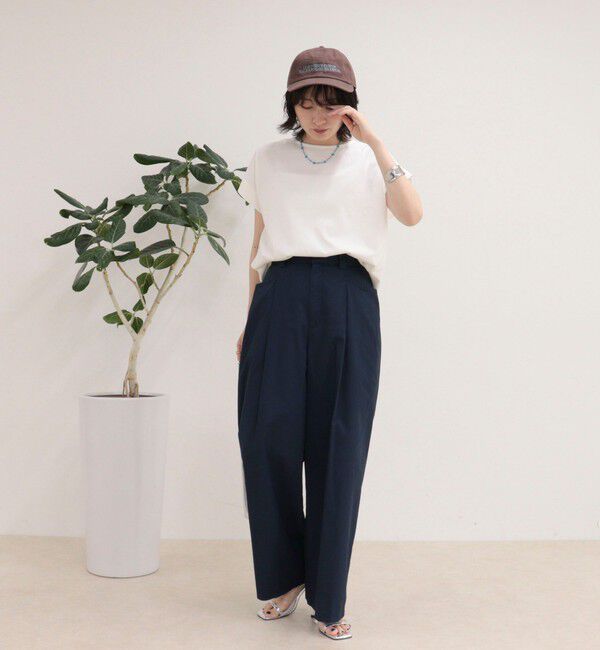 fredy emue「シルケットタックデザインTシャツ」|Tシャツ・カットソー|
