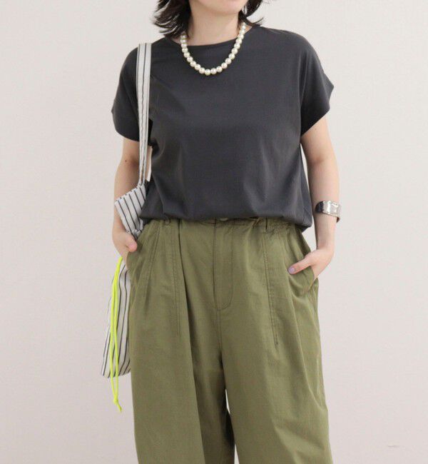 fredy emue「シルケットタックデザインTシャツ」|Tシャツ・カットソー|
