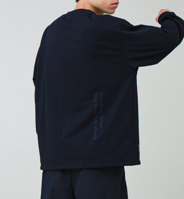 GLOSTER「AirDry クイックドライ 裾ドローコード ロングスリーブTシャツ ロンT」|Tシャツ・カットソー|