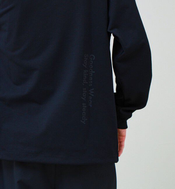 GLOSTER「AirDry クイックドライ 裾ドローコード ロングスリーブTシャツ ロンT」|Tシャツ・カットソー|
