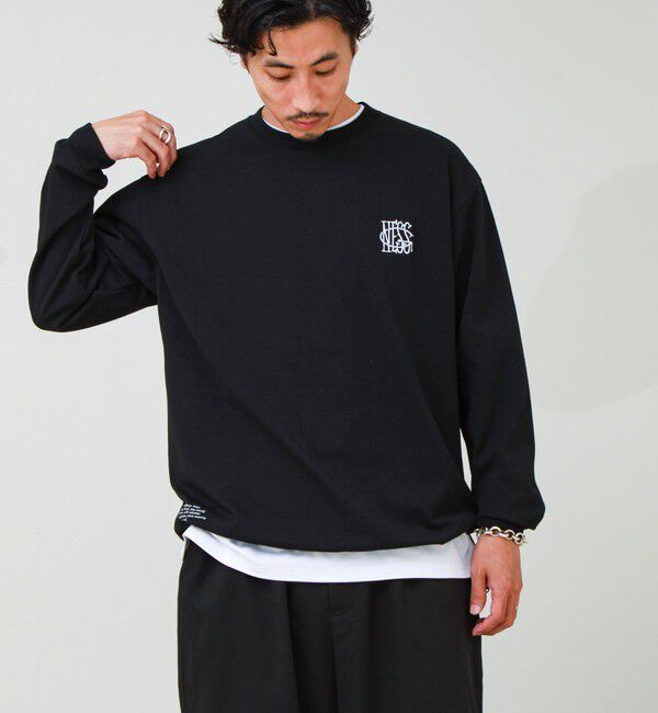 GLOSTER「AirDry クイックドライ 裾ドローコード ロングスリーブTシャツ ロンT」|Tシャツ・カットソー|