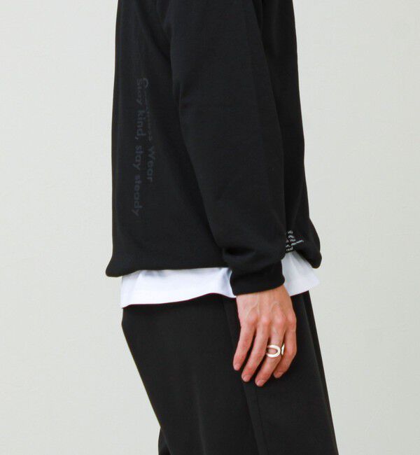 GLOSTER「AirDry クイックドライ 裾ドローコード ロングスリーブTシャツ ロンT」|Tシャツ・カットソー|