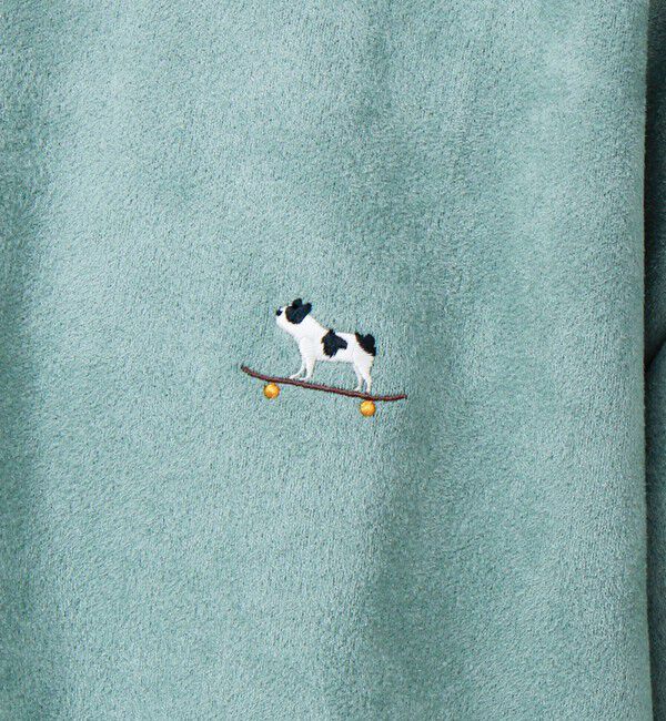 GLOSTER「【定番シリーズ/フレブル刺繍】スエードプルオーバースウェット」|スウェット・ジャージ|