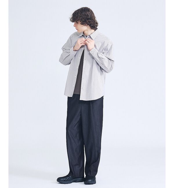 ABAHOUSE「【セットアップ対応】デニムライクツイル ワイド イージーパンツ」|その他|
