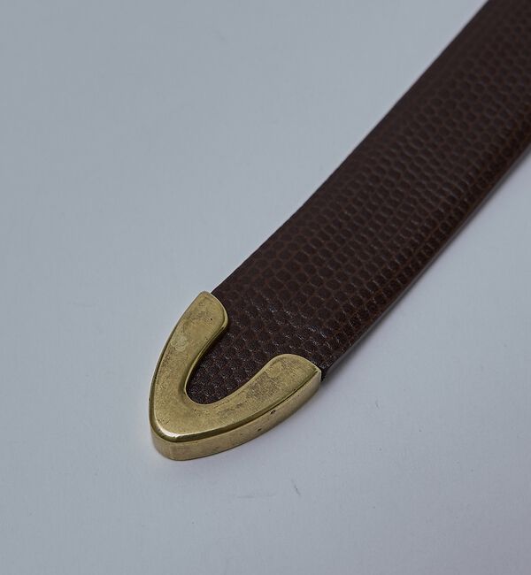 ABAHOUSE「【UNISEX】 LIZERD STAMPED PUNTALE BELT / リ」|ベルト|