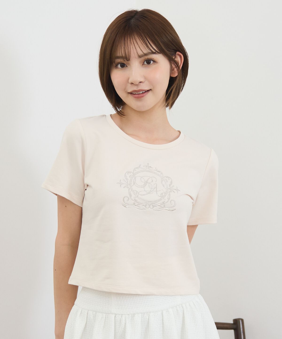REDYAZEL「ラメエンブレムTシャツ」|Tシャツ・カットソー|ﾗｲﾄﾍﾞｰｼﾞｭ