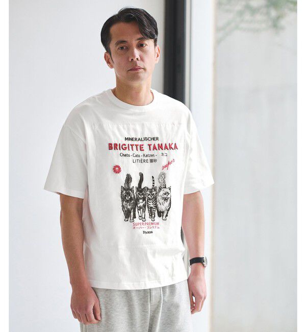UNITED ARROWS green label relaxing「【別注】＜THE NERDYS&times;BRIGITTE TANAKA&times;GLR＞半袖Tシャツ」|Tシャツ・カットソー|WHITE