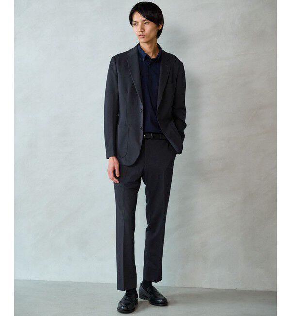 UNITED ARROWS green label relaxing「A+ air オックスジャージ スタンダード NP セットアップ パンツ スラックス -ウォッシャブル・ストレッチ・」|スラックス|