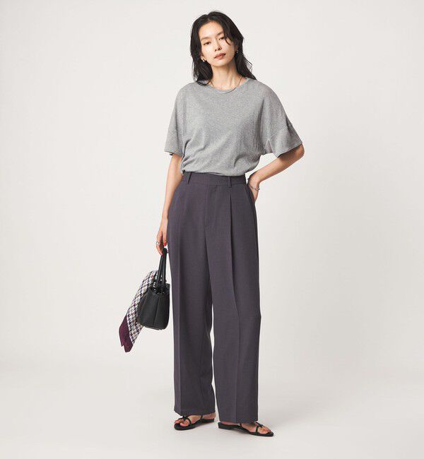 UNITED ARROWS green label relaxing「シャイニーラメ ショートスリーブ カットソー」|Tシャツ・カットソー|