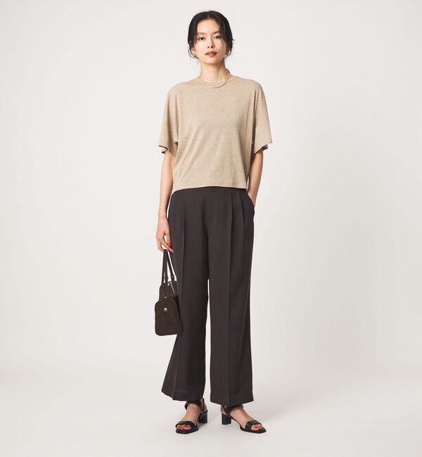UNITED ARROWS green label relaxing「シャイニーラメ ショートスリーブ カットソー」|Tシャツ・カットソー|
