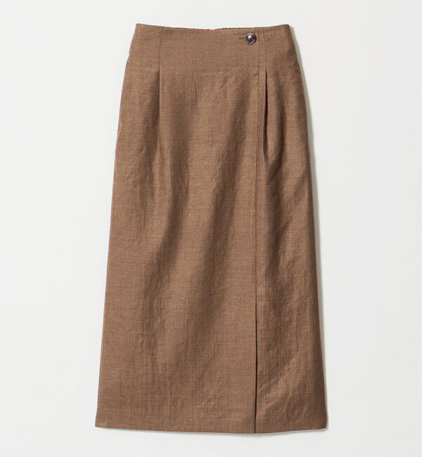 UNITED ARROWS green label relaxing「［size SHORTあり］トリアセ スリット タイト スカート UVカット 通気性」|タイト|