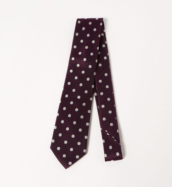 UNITED ARROWS green label relaxing「GLR シルク1 8.0cm ドット ネクタイ」|ネクタイ・蝶ネクタイ|