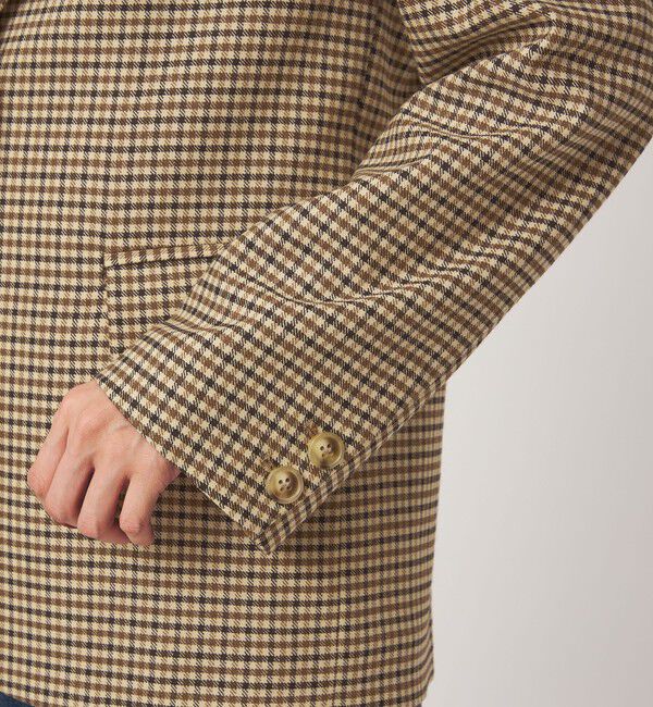 UNITED ARROWS green label relaxing「【別注】＜dahl'ia＞チェック ジャケット」|テーラードジャケット|