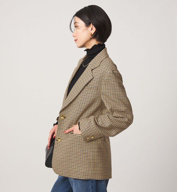 UNITED ARROWS green label relaxing「【別注】＜dahl'ia＞チェック ジャケット」|テーラードジャケット|