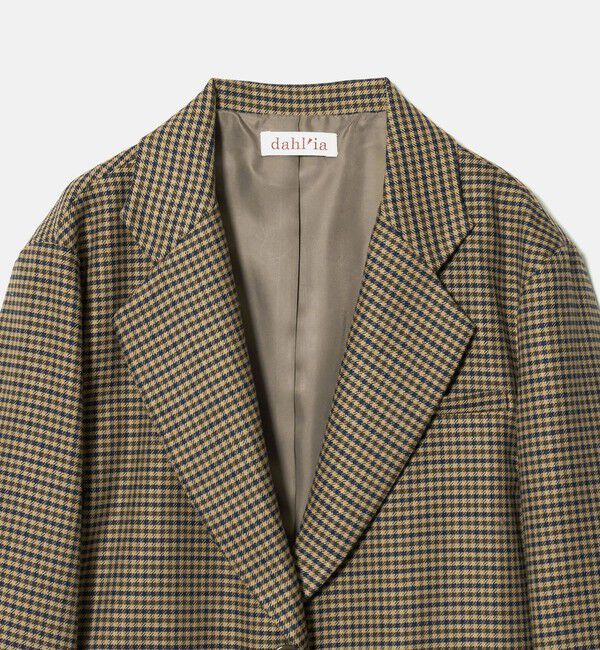 UNITED ARROWS green label relaxing「【別注】＜dahl'ia＞チェック ジャケット」|テーラードジャケット|