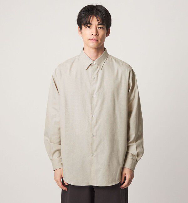 UNITED ARROWS green label relaxing「FINE BASIC スビン オックスフォード レギュラー 長袖 シャツ」|シャツ・ブラウス|