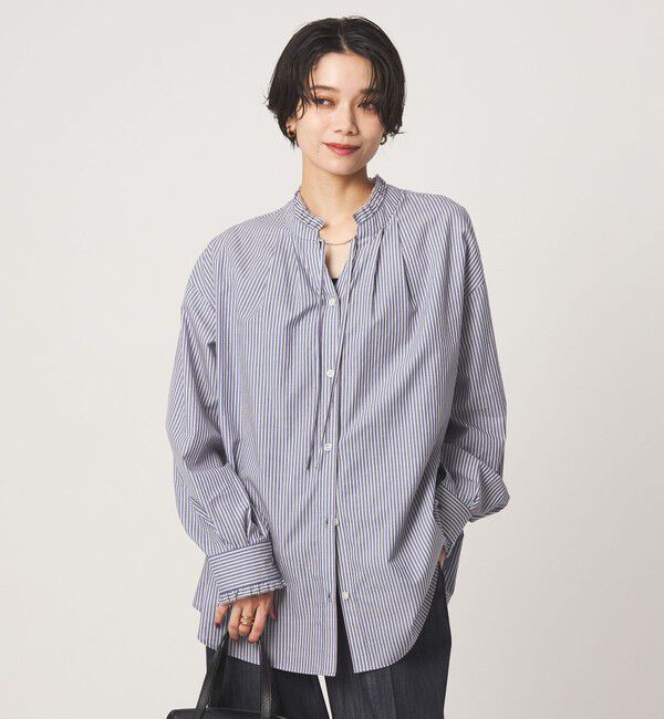 UNITED ARROWS green label relaxing「［size SHORTあり］フリルネック 2WAY ブラウス」|シャツ・ブラウス|その他5