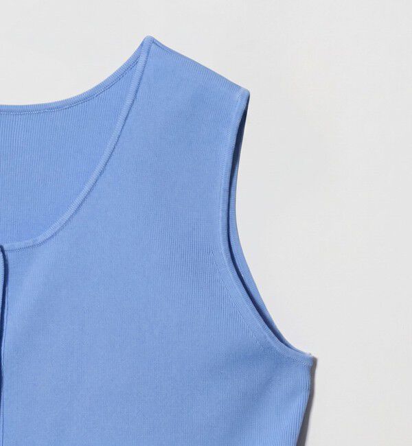 UNITED ARROWS green label relaxing「＜GLR_MINE＞ペプラム 2WAY  ニット ベスト ウォッシャブル」|ベスト・ジレ|