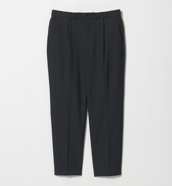 UNITED ARROWS green label relaxing「【WEB限定】JUST fit ウールライク 1プリーツ イージーパンツ -ストレッチ-」|チノ|