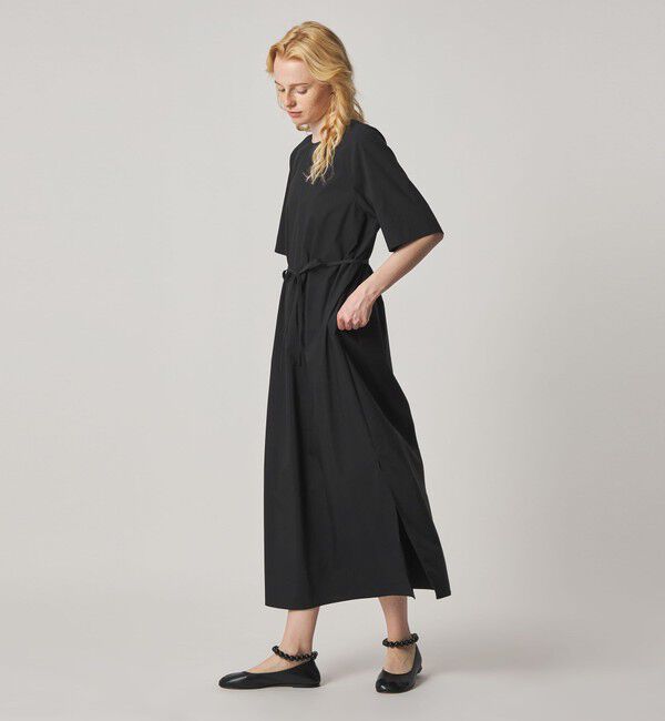 STEVEN ALAN「＜Steven Alan＞TC タフタ ロング ワンピース」|ワンピース|BLACK