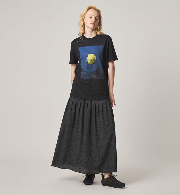 STEVEN ALAN「＜Steven Alan＞コットン サッカー タック ロング スカート」|スカート|