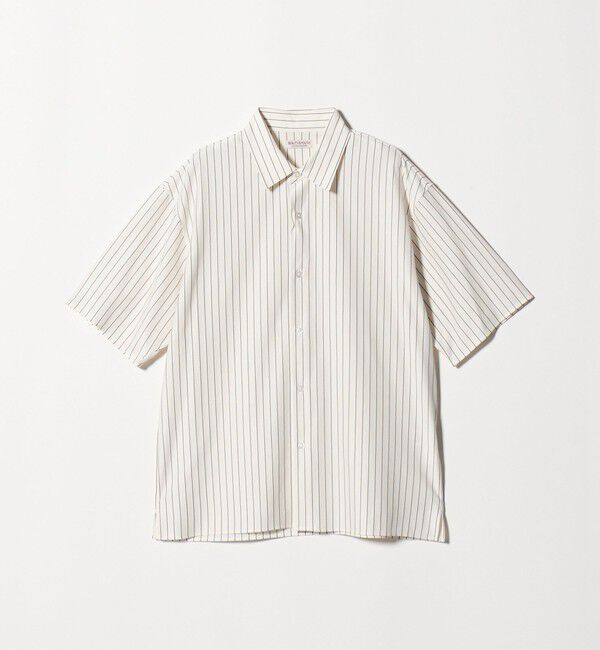 BEAUTY&YOUTH UNITED ARROWS「カネマサ莫大小 ストライプ スクエア フィット レギュラー シャツ」|シャツ・ブラウス|